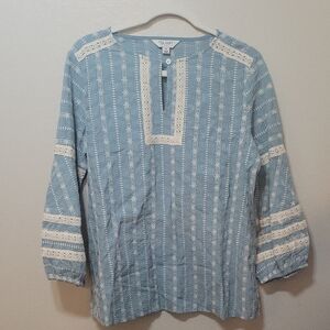 BABY BLUE TOP SIZE S Boho True LUXE